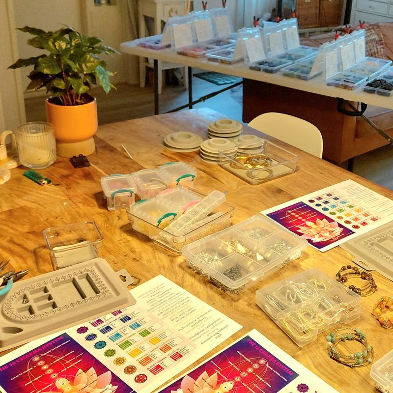 Workshop edelsteen wikkelarmband maken 