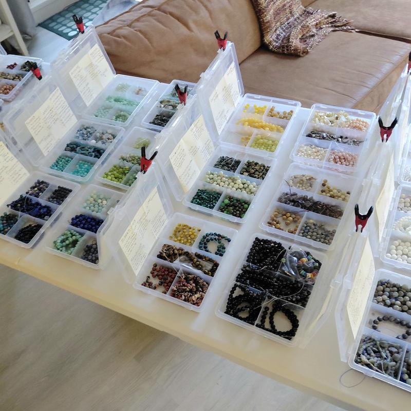 Workshop edelsteen wikkelarmband maken  — foto 4