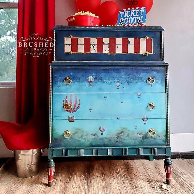 Decoupage op meubels en krijtverf — foto 4