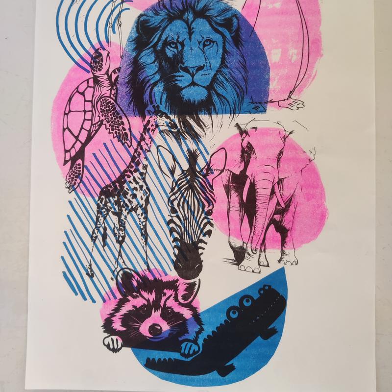 RISO Cut-outs Workshop Huizen — foto 2