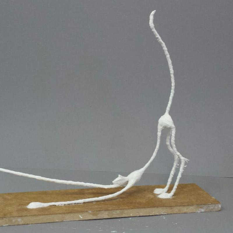 Boetseerworkshop Giacometti; draad&gips — foto 2