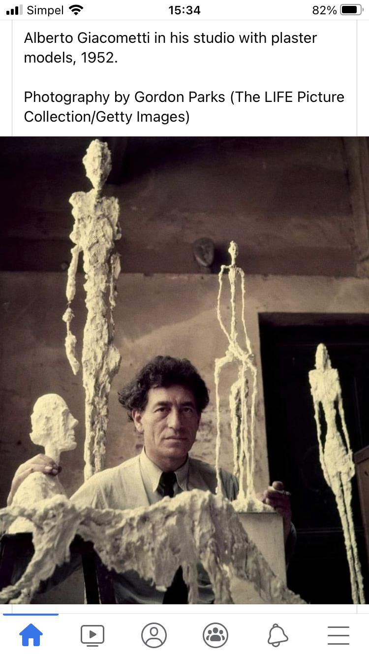 Boetseerworkshop Giacometti; draad&gips — foto 7