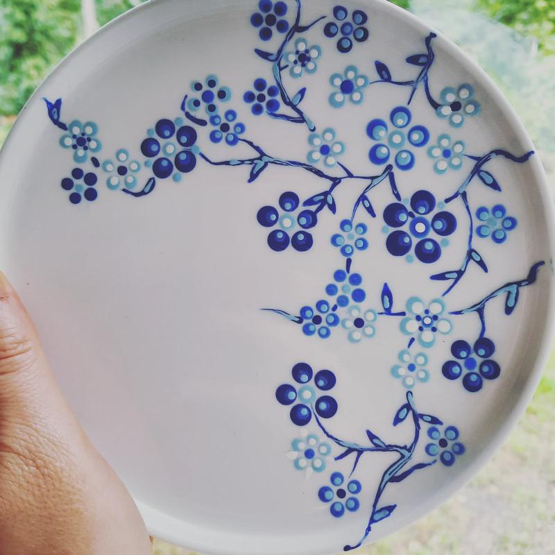 Workshop porseleinstippen Delftsblauw