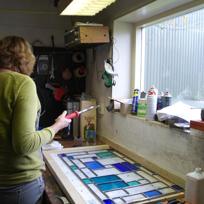 Glas in lood bij theetuin & atelier the twins — foto 7