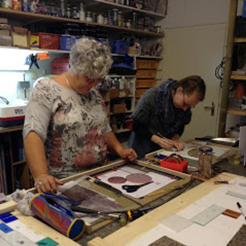 Glas in lood bij theetuin & atelier the twins — foto 10