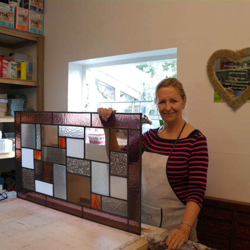 Glas in lood bij theetuin & atelier the twins — foto 12