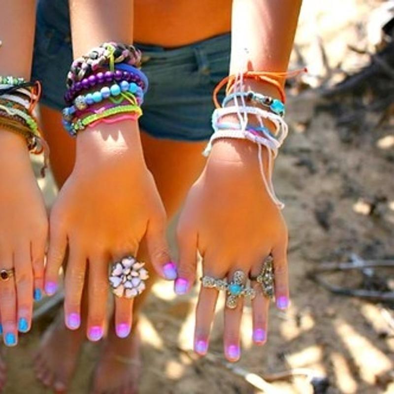 Kinder/tienerfeestje armbandjes maken — foto 2