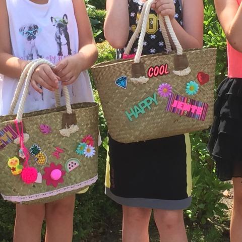 Ibiza strandtas pimpen voor kids