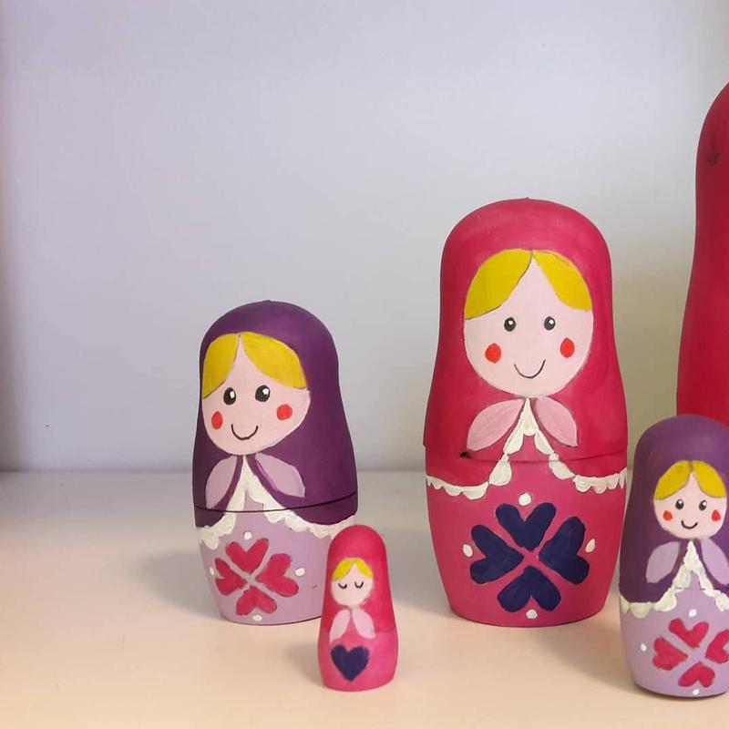 Matroesjka's schilderen/decoreren