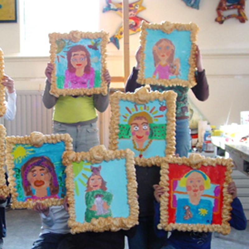 Het kinderatteljee, de kinderfeestjes zijn er weer;-), schilderen met je verjaardags-gasten — foto 10