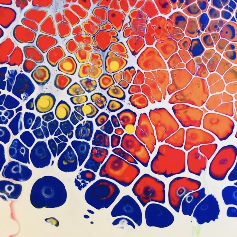 Prive workshop giettechniek / pouring medium /den haag — foto 2