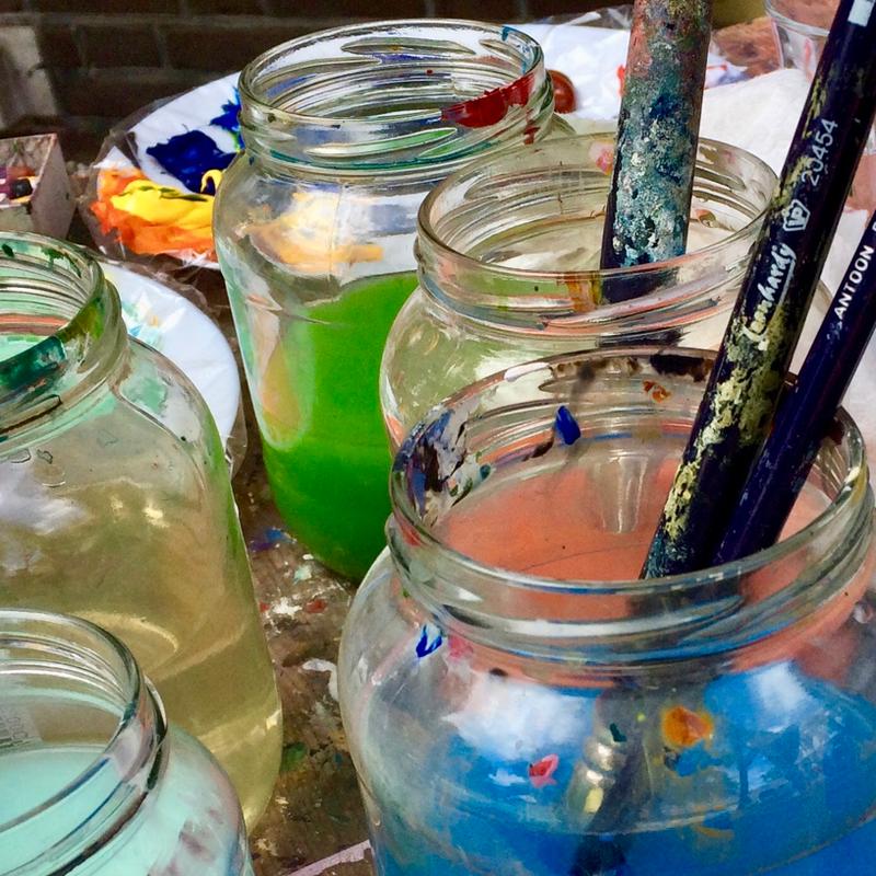Workshop 'intuïtief schilderen' — foto 2