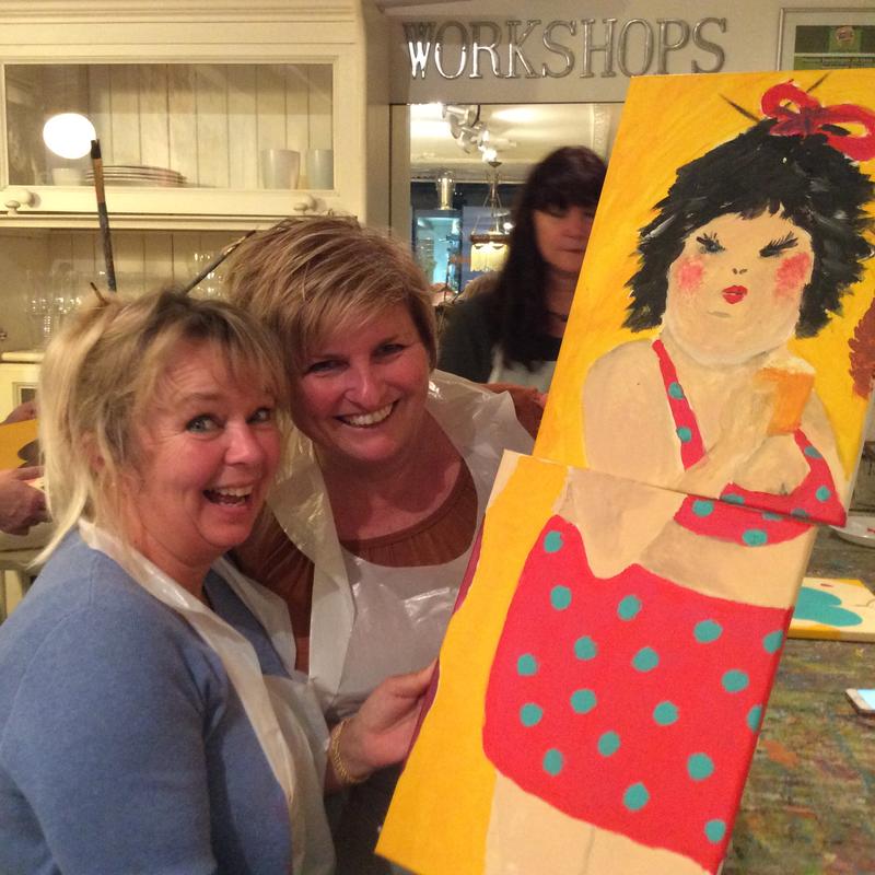 Bob ross  schilderen, dikke dames en andere leuke creatieve workshops in den haag (zuid-holland)