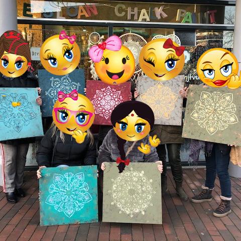 Mandala wandbord workshop