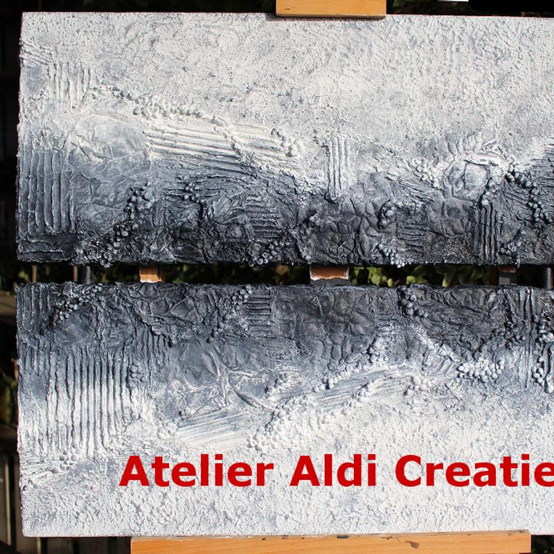 Schilderen met verschillende materialen — foto 3
