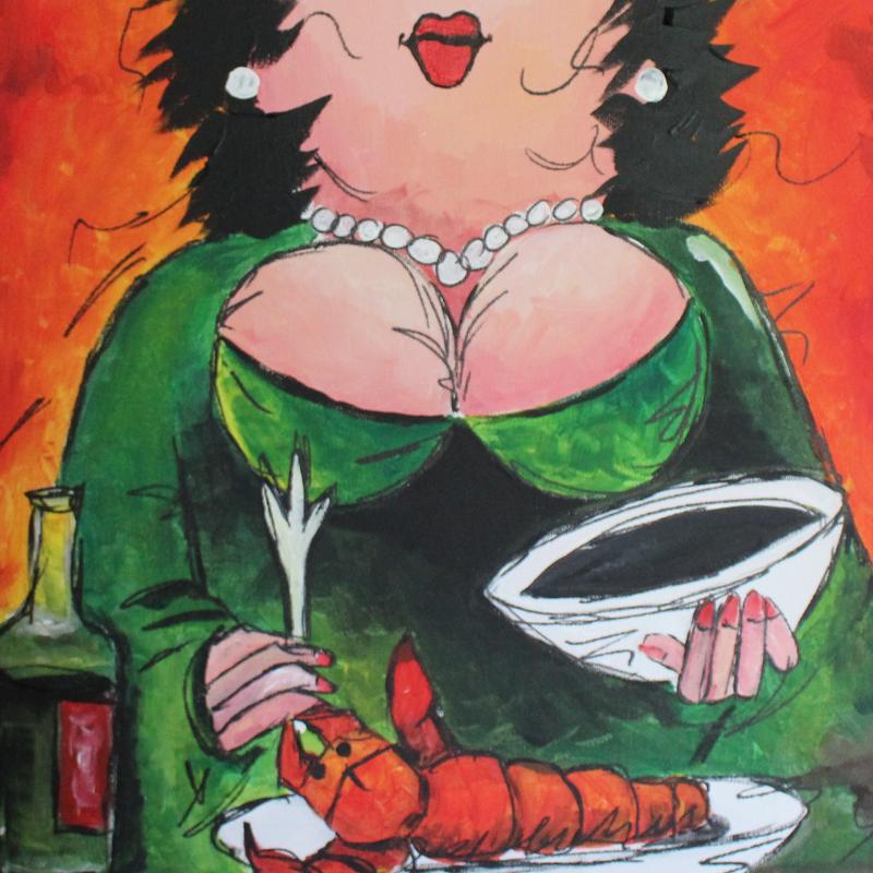 Dikke dames schilderen — foto 3
