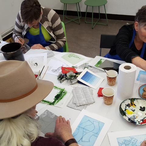 Workshop aquatint