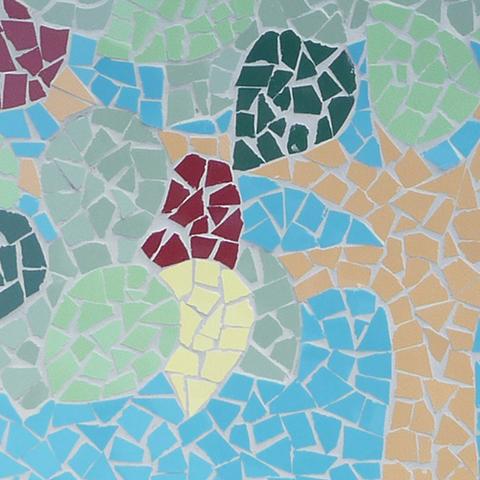 Mozaïekworkshop: legpuzzel van scherven maken