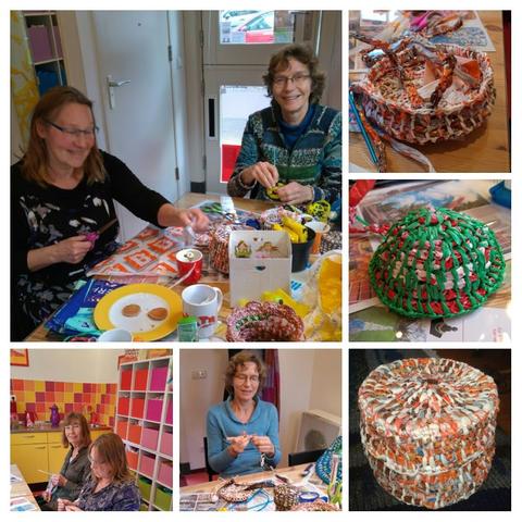 Haak-in  haken met plastic tassen - creatief hergebruik -