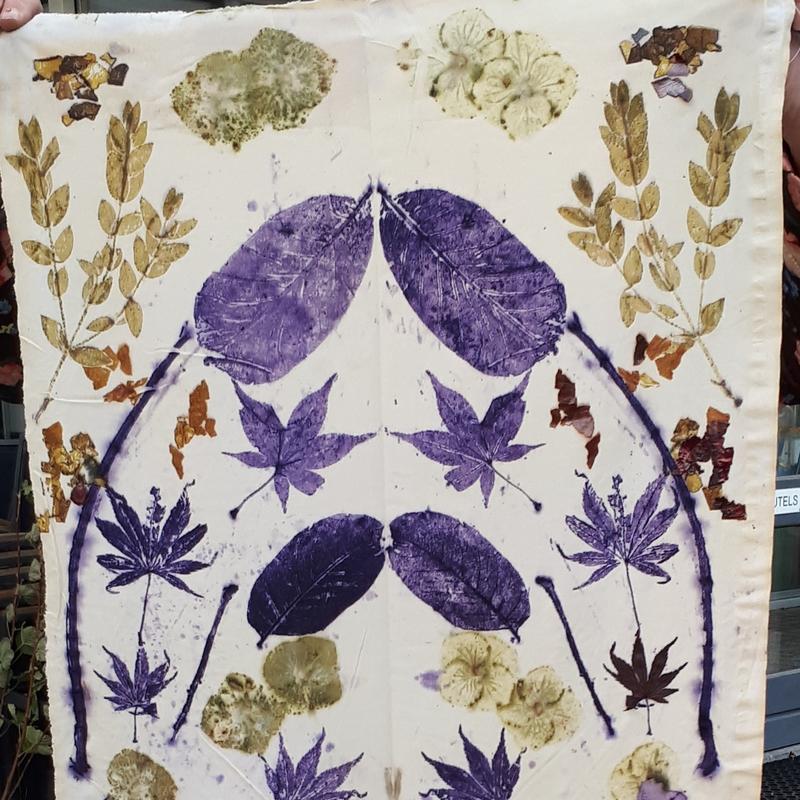 Meer kleur in je botanische print.  dagworkshop — foto 2