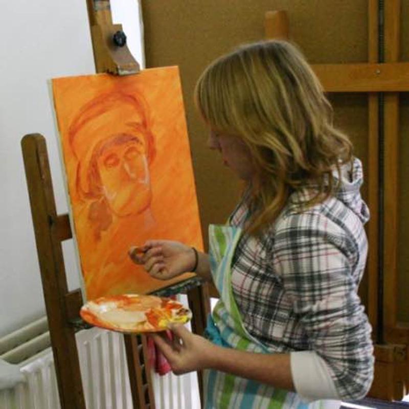 Schilderlessen schilderen met acryl — foto 4