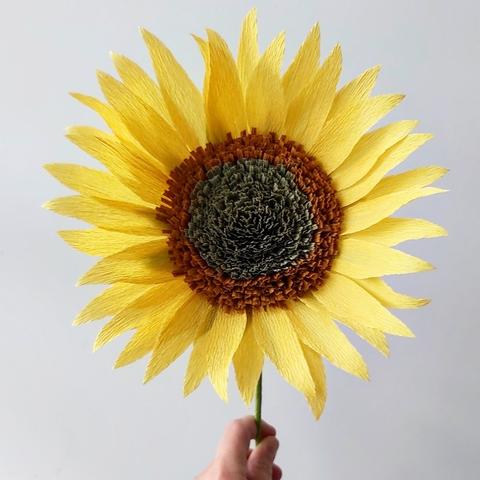Papieren bloemen maken van crêpepapier