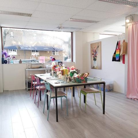 Workshop papieren bloemen maken + makersmiddag