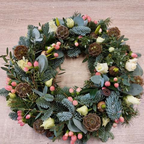 Kerstkrans maken