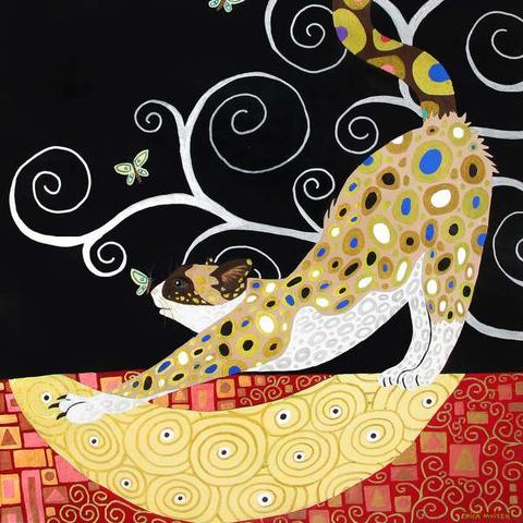 Schilderen á la gustav klimt 18+