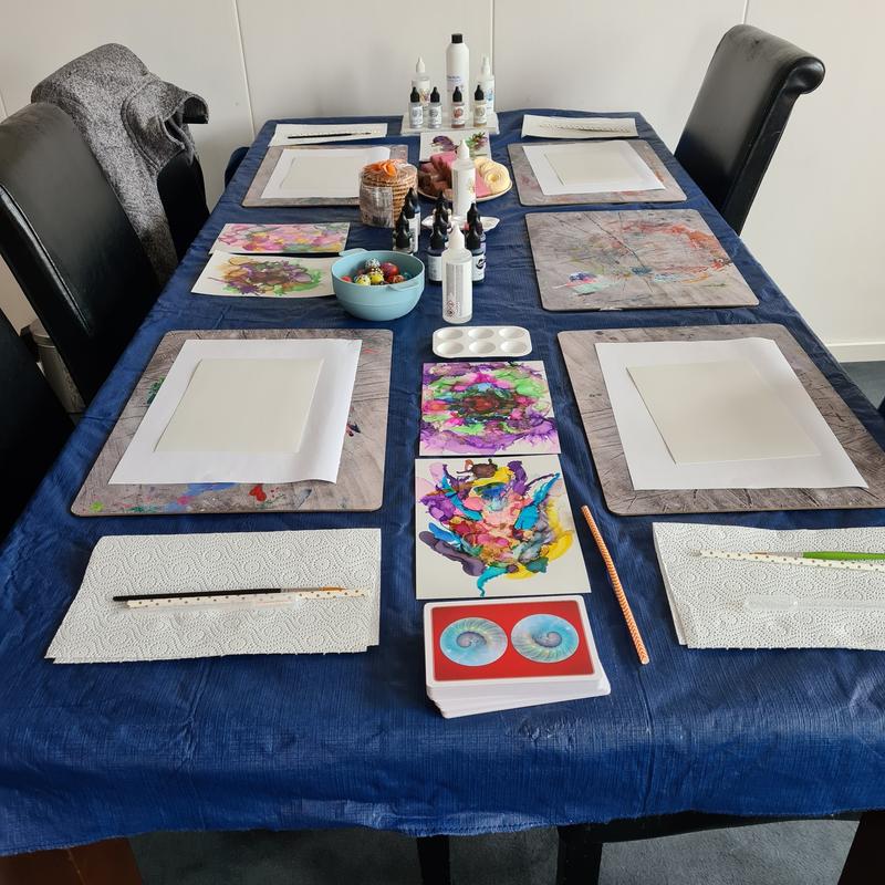 Schilderen met inkt en alcohol — foto 2