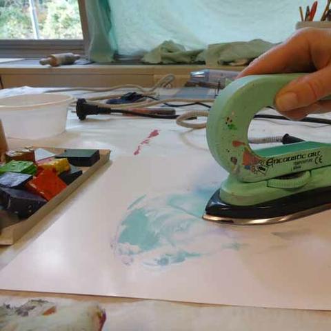 Encaustic art
