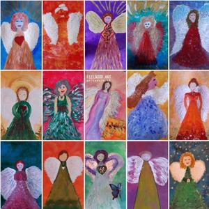 Engelenvleugels schilderen